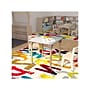 Flash Furniture Bright Beginnings Hercules Square Table, 24" x 24", Height Adjustable, White/Beech (MK-ME088024-GG)~#|#~63F2E0A6-499E-41D6-B8D1C65AA762EBFA_sc7