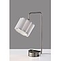 Adesso Dover Supercharger Incandescent Desk Lamp, 22.25"H, Brushed Steel/White (2616-22)~#|#~63F3FC63-6DF8-4E60-B25ED999C482BBDC_sc7