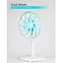 Black & Decker 12" Oscillating Desk Fan, 3-Speed, White (BFDTD12VW)~#|#~63F4A3EE-7E38-45F9-B8DFBE1DF73DC9F0_sc7