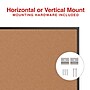 Staples Cork Bulletin Board, Black Frame, 4' x 3' (ST62834)~#|#~63F6AA62-4B7D-4356-81AEE0BAD1A7A5C7_sc7