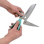 Westcott Kitchen Line 9" Titanium Kitchen Pizza Scissors, Pointed Tip, Teal (00825)~#|#~63F7F2C0-78A3-4FFA-A0AD9F00A3F1F3AD_sc7