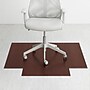 Anji Mountain Plush Bamboo Carpet & Hard Floor Chair Mat with Lip, 47" x 51", Dark Cherry (AMB0500-1003)~#|#~63FE0A99-4E5F-4640-B3AC264ACC3D588E_sc7