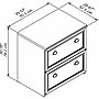 Bush Furniture Fairview Lateral File Cabinet, Antique Black/Hansen Cherry (WC53981-03)~#|#~6400A615-DAF2-47BB-8D2EDDE88B94FA76_sc7