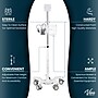 Viva Comfort Steel Welch Allyn 4400 Vital Signs Monitor Steel Mobile Stand with Storage Basket, White (ADIME911-01-MK)~#|#~64016685-BF60-4B79-8E5A0C39D32272CF_sc7