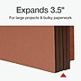 Pendaflex File Pocket, 3 1/2" Expansion, Legal Size, Brown, 10/Box (1007049)~#|#~6409110D-B8AB-49BB-8ECC6EEBAC03A71A_sc7