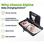 Alpine Industries Wall Mounted Charging Station, HDPE, Black  (411-E-BLK-MK)~#|#~64099342-F534-401B-9BEE0D9493F0776B_sc7
