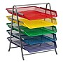 Mind Reader 5-Compartment Metal Desk Tray, Multicolor (5TPAPER-ASST)~#|#~6409D00F-21F6-4959-8E6CA2BA625DA88B_sc7