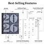 2026 TF Publishing Basket Weave 6.5" x 8" Monthly, Paperboard Cover, Blue (26-4200)~#|#~640F69A9-133D-4338-B50F77A93C2F62A0_sc7