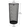 Mind Reader Umbrella Stand Entryway, Black, Metal Mesh (UMBHBASK-BLK)~#|#~641032CA-8156-4F94-AAE5069C406CF08E_sc7