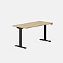 Branch Duo 58"W Electric Adjustable Standing Desk, Woodgrain/Black (10-10-09-84)~#|#~64104BFF-701C-4D9F-83DA5B17E1D58EB0_sc7