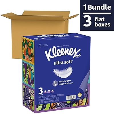 Kleenex Ultra Soft Facial Tissue 3-Pack