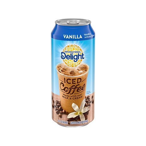 International Delight Iced Vanilla Coffee, 15 fl. oz., 12/Carton