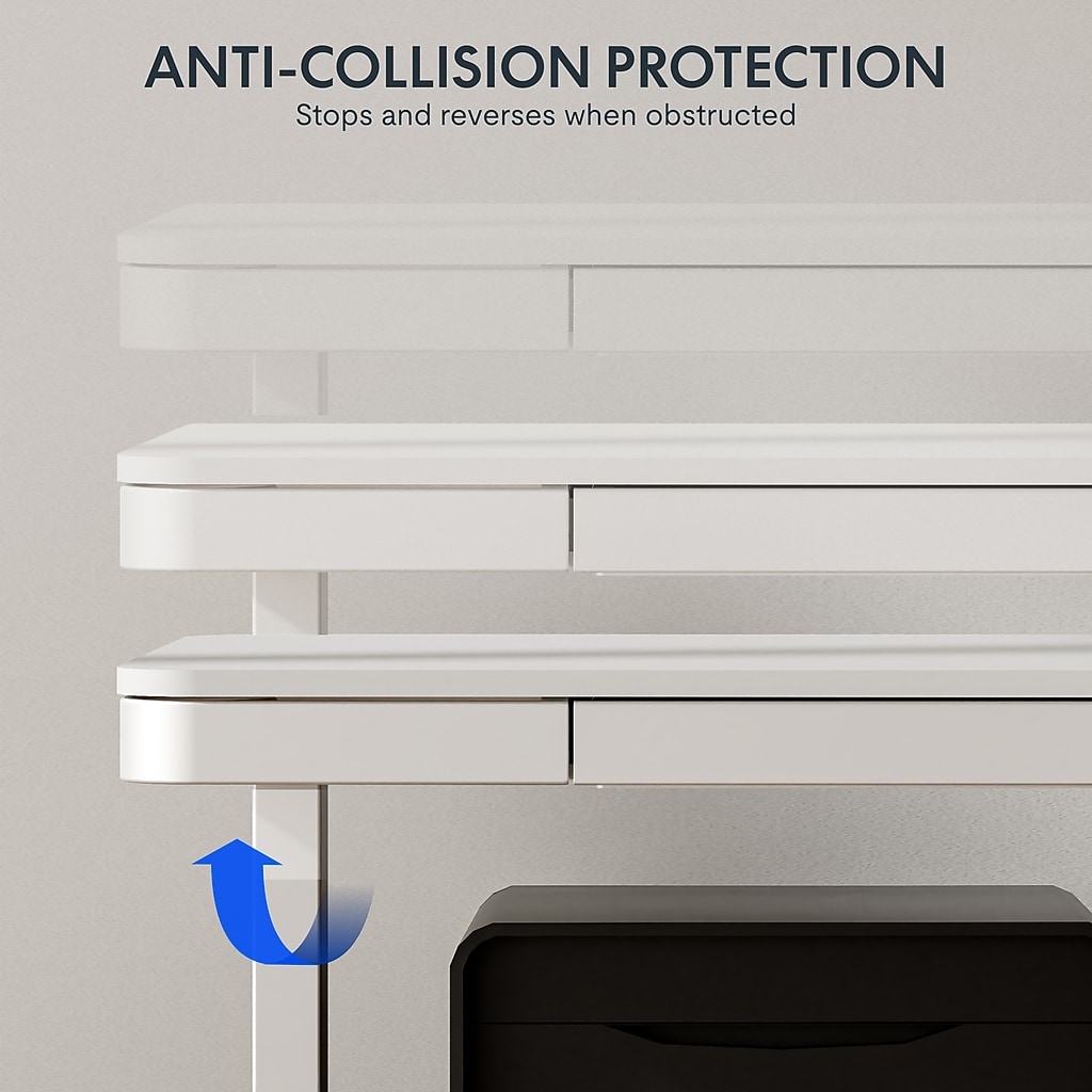 Anti-collision protection graphic with stacked panels