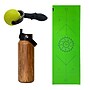GoFit AlignMat Yoga Mat & Reflex Roller Ball w/40oz. Stainless Steel Water Bottle (KITGOFEML2)~#|#~641C4B02-BBB8-47A1-9829991E03413668_sc7