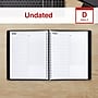 Staples 7" x 8.75" Undated Daily Planner, Black (ST60461-24)~#|#~641D5666-FACF-43D6-B36E09BDF33D33D3_sc7