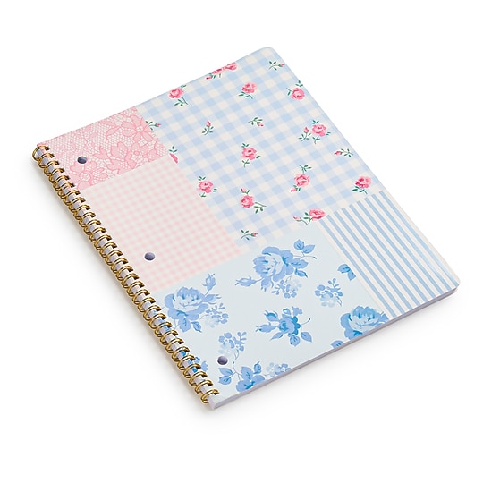 Recess Club Soft Romance Patchwork 1-Subject Notebook, College Ruled, Multicolored (ST923P)~#|#~641F0649-6E32-42FB-B4C2D6B0FAD71B88_sc7