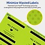 Avery Laser/Inkjet Multipurpose Square Labels, 3" x 3", Bright Green, 480/Box (94101)~#|#~641F5ED5-7EAF-4D0A-948C821B2AF499FC_sc7
