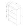 South Shore Axess 3-Shelf Bookcase, Pure White (7250766C)~#|#~641FC8A2-D114-4D70-A4AF8275EED39D85_sc7