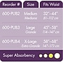 Embrace Adult Incontinence Underwear, Unisex, Large, Overnight, White, 25/Pack (600-PUB3)~#|#~6420A8FE-7749-4316-AF82220F91ECAFAB_sc7