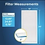 Filtrete High Performance 14" x 25" x 1" Pleated Air Filter, MERV 13, 4/Carton (UA04-4CA)~#|#~642215DB-94E9-4113-89D78FEDB9C4BF0B_sc7