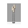Adesso Trio 68" Matte Black Floor Lamp with Three Cylindrical Light Brown Shades (4305-01)~#|#~64224679-A106-4D15-9C346627FEAE76E0_sc7