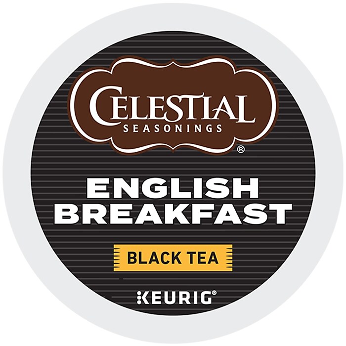 Celestial Seasonings Breakfast Blend Black Tea Keurig K Cup Pods 24 Box 14731 Staples