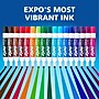 Expo Tank Dry Erase Marker, Chisel Tip, Assorted Colors, 12/Pack (80699)~#|#~6426C4F6-DE0E-489B-86D574020CC65BAB_sc7