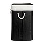 Household Essentials 39-Gallon 2-Section Hamper with Lid, Bamboo, Black (HE1225)~#|#~64274091-F19D-4FD7-AE474FB3BE33D286_sc7