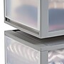 Iris Stackable Storage Drawer, Gray, 2/Pack (500256)~#|#~64281895-D282-4BB3-BA514E49EAA6A4FD_sc7