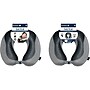 Brookstone Memory Foam Fabric Travel Pillow, Gray/Black (BNPM0007)~#|#~6428855B-2187-4FF2-8040A9CD5EF6ADE1_sc7