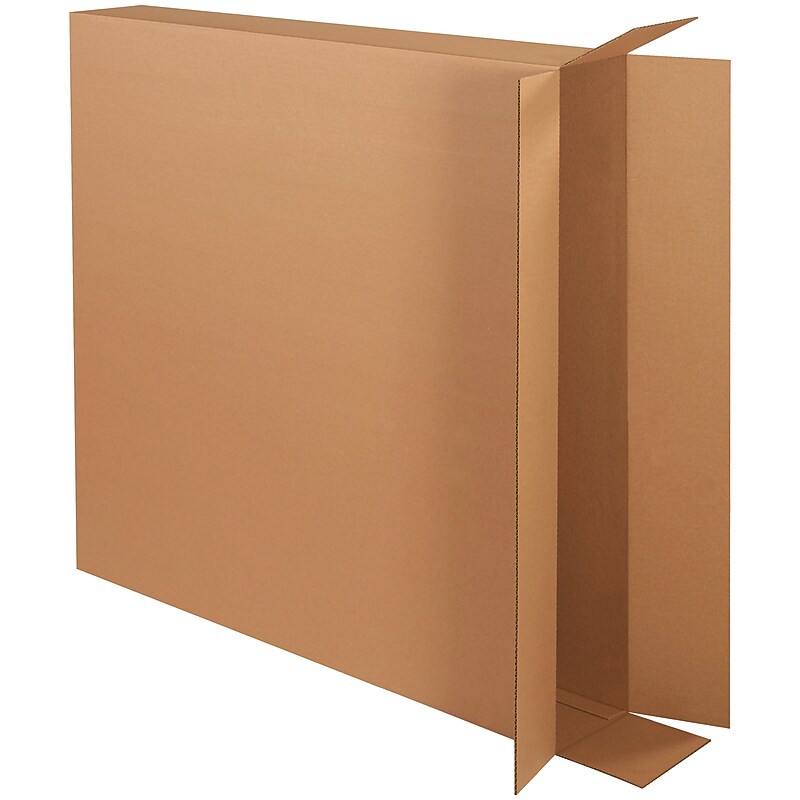 40" x 6" x 40" Side Loading Boxes, 32 ECT, 20/Bundle (40640FOL) image 1