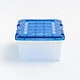 Iris 16 Quart Element Resistant Ultimate Clear Plastic Locking Storage Bin, Clear, 6/Pack (500134)~#|#~642DFC3A-80BA-416C-A02732AAD747AECA_sc7