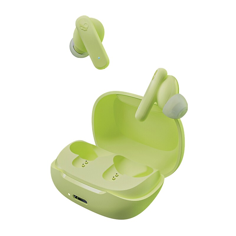 Skullcandy Smokin' Buds True Wireless Earbuds with Microphone & Charging Case, Bluetooth, Matcha (S2TAW-R954) image 1