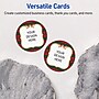 Avery Gold-Red-Green Plaid Matte Blank Card, White, 120/Pack (S00-FEP)~#|#~64344926-16E2-43BE-94F2709EDFE57653_sc7