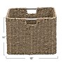 Household Essentials Woven Storage Wicker Basket with Handles, Natural (ML-6960)~#|#~643556FB-5B12-48B7-B795629B1902E22F_sc7