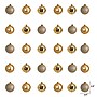 Nearly Natural Holiday Christmas Gold Shatterproof Ornament Set, 2.5", 30/Set (D1055-GL)~#|#~643CD3A5-21E9-4117-BD3EAA1629747EEA_sc7