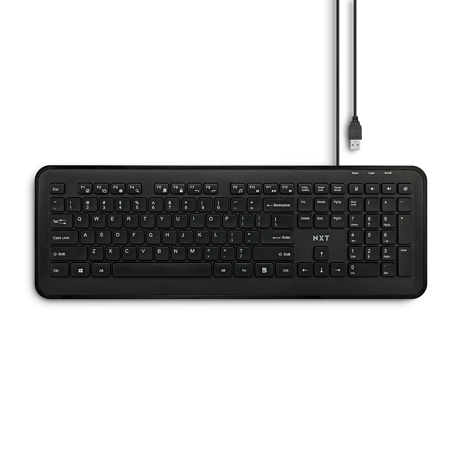 NXT Technologies Stay Comfortable & Optimize Productivity Wired Keyboard (NX60880) (Black)
