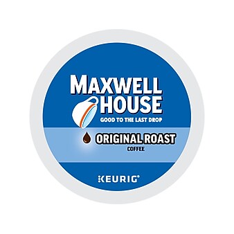 Maxwell House Original Roast Coffee, Keurig K-Cup Pod, Medium Roast, 96/Carton (5469CT)