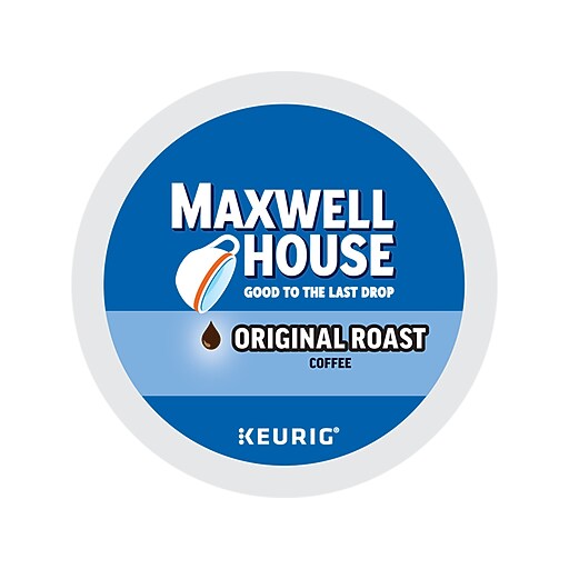 Maxwell House Original Roast Coffee, Keurig KCup Pod, Medium Roast, 96/Carton (5469CT) Staples