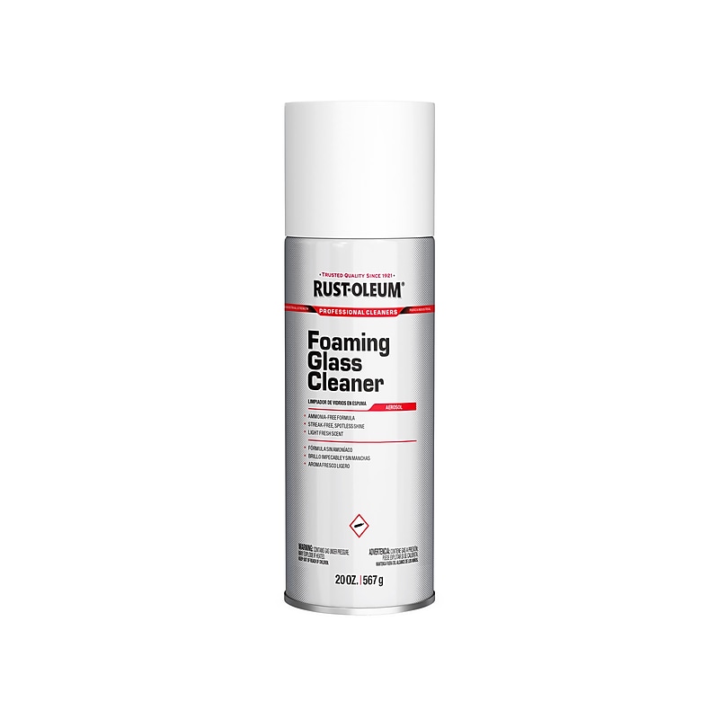Rust-Oleum Foaming Glass Cleaner, 20 Oz., Dozen (381658) image 1