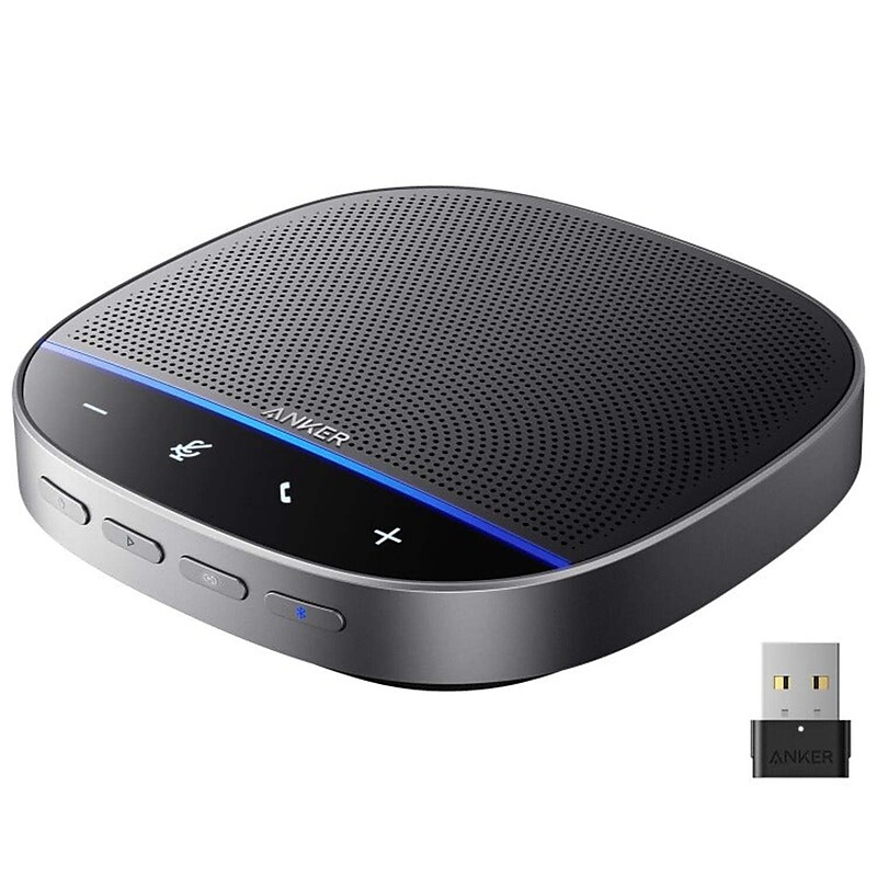 Anker PowerConf S500 Speakerphone, Black (A3305011) image 1