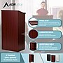 AdirOffice 46" Speaker Podium Lectern, Mahogany (661-01-BLK-PKG)~#|#~64525AD4-1498-4132-B9C768E759A475E8_sc7