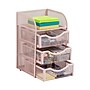 Mind Reader 4-Compartment Metal Desk Organizer, Pink (MESHMINI-PNK)~#|#~6452CDCE-6CB8-49AA-86AF45E3958AA677_sc7