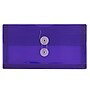 JAM Paper Premium Plastic Filing Envelope with Button & String Closure, 5 1/4" x 10", Purple, 3/Pack (921B1pux3)~#|#~64599B05-C751-4989-BB1ECC08D8939DC2_sc7