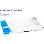 Cloudz Polyethylene 27.7" Compression Bag, Clear/Blue, 2/Pack (64874893175)~#|#~645CB0EA-F342-43B0-B67CC583A98C88DE_sc7