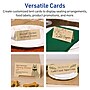 Avery Integrated Cards, 2-1/6" x 4", Matte Kraft Brown, 100/Pack (95330)~#|#~645F6975-8F62-4872-8330990C53822552_sc7