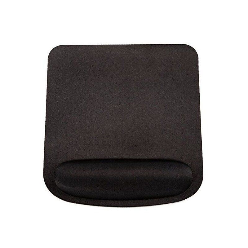 OTM Essentials Foam Non-Skid Mouse Pad With Wrist Rest, Black (COB-A3CAA) image 1