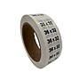 Nahanco 36 x 32  Plastic Size Marker, Clear/Black/White, 250/Roll (DSM-301)~#|#~646110DA-583A-4D6F-9FDF2ACC9CF80432_sc7