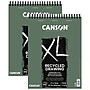 Canson XL Series 11" x 14" Wire Bound Recycled Drawing Sketch Pad, 60 Sheets/Pad, 2/Bundle (MCXC100510916-2)~#|#~64681E9D-ACAB-4848-AEBF336AEC62B9EF_sc7