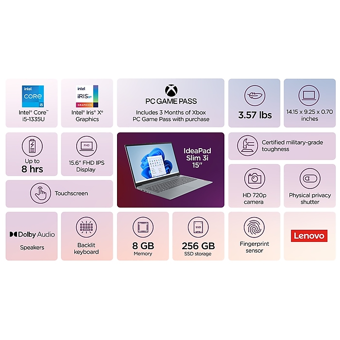 Lenovo IdeaPad Slim 3i 15.6 Lenovo IdeaPad Slim 3i 15.6